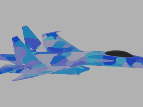 Su-27 3D Model