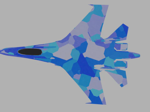 Su-27 3D Model