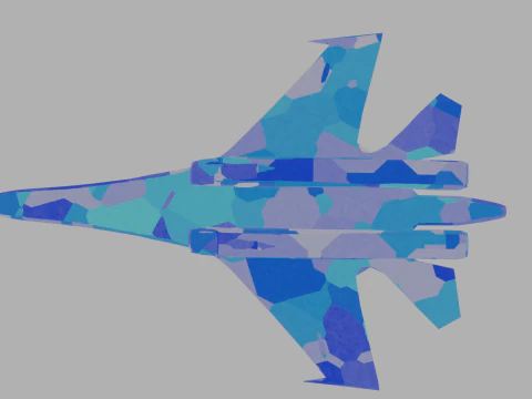 Su-27 3D Model