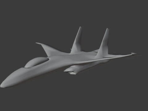 Su-27 3D Model