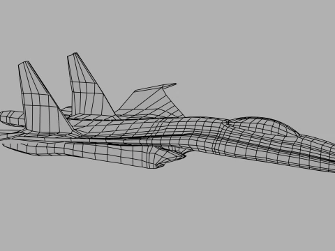 Su-27 3D Model