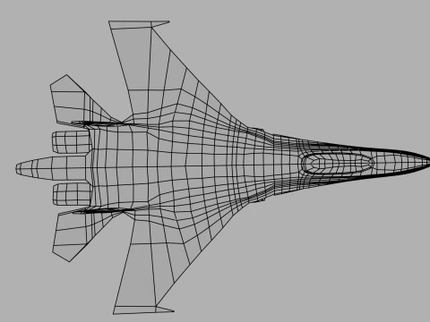 Su-27 3D Model
