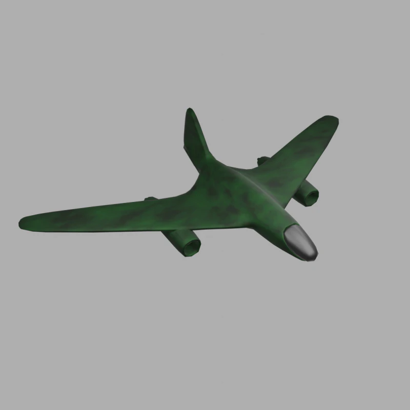Airplane 3D Model .c4d .max .obj .3ds .fbx .stl .blend 