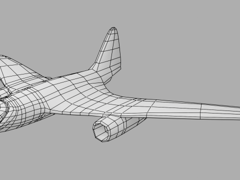 Airplane 3D 模型