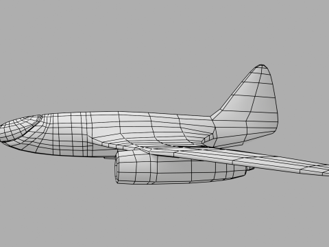 Airplane 3D 模型