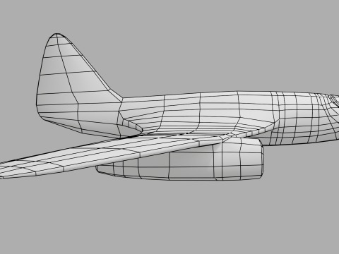 Airplane 3D 模型