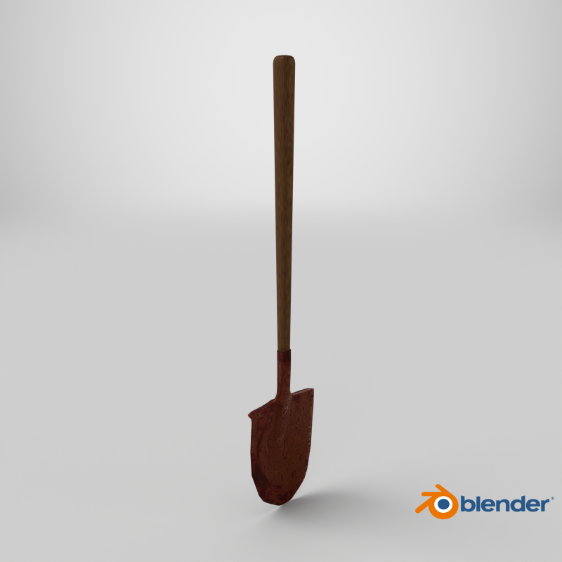 Shovel 3D 모델 .c4d .max .obj .3ds .fbx .stl .blend 