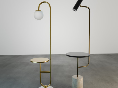 Floor lamps 3D 模型