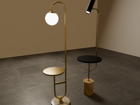 Floor Lamps 3D Модель
