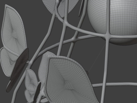 Stained glass pendant lights 3D 模型