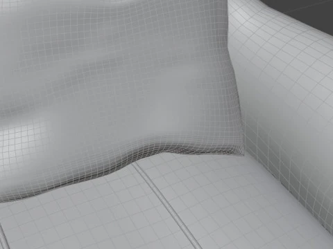 Boho-Chic Armchair 3D Model