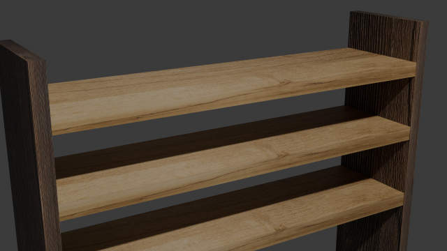 Shelf 3D Модель .c4d .max .obj .3ds .fbx .stl .blend 