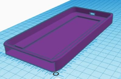 Smartphone case 3D Print Model .c4d .max .obj .3ds .fbx .stl .blend 