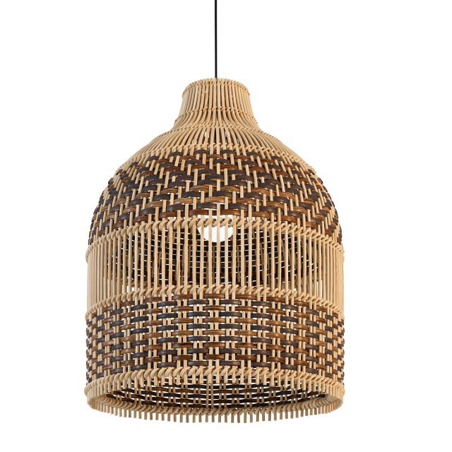 Finley Rattan pendant light 3D Model .c4d .max .obj .3ds .fbx .stl .blend 