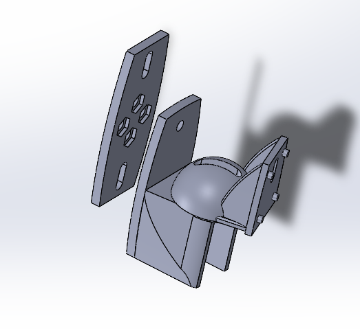 Speaker Holder Modello di stampa 3D .c4d .max .obj .3ds .fbx .stl .blend 