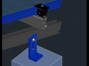 Solar panel arrangement Modello 3D