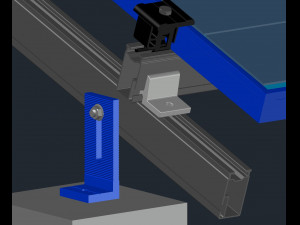 Solar panel arrangement Modello 3D