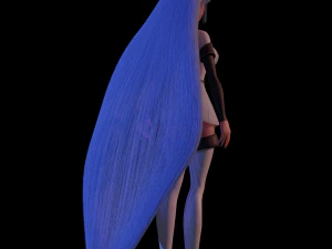Anime character Esdeath anime Akame Ga Kill 3D Model