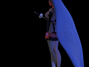 Anime character Esdeath anime Akame Ga Kill Modelo 3D