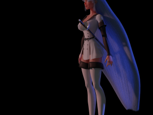 Anime character Esdeath anime Akame Ga Kill Modelo 3D