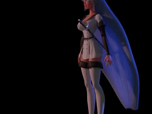 Anime character Esdeath anime Akame Ga Kill 3D Model