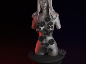 Female body sculpture Model 3D