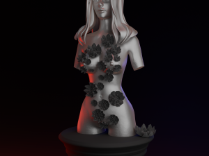 Female body sculpture Model 3D