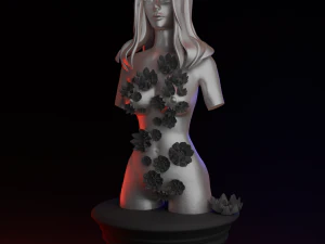 Female body sculpture 3D Model