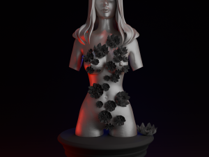 Female body sculpture Model 3D