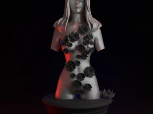 Female body sculpture 3D Model
