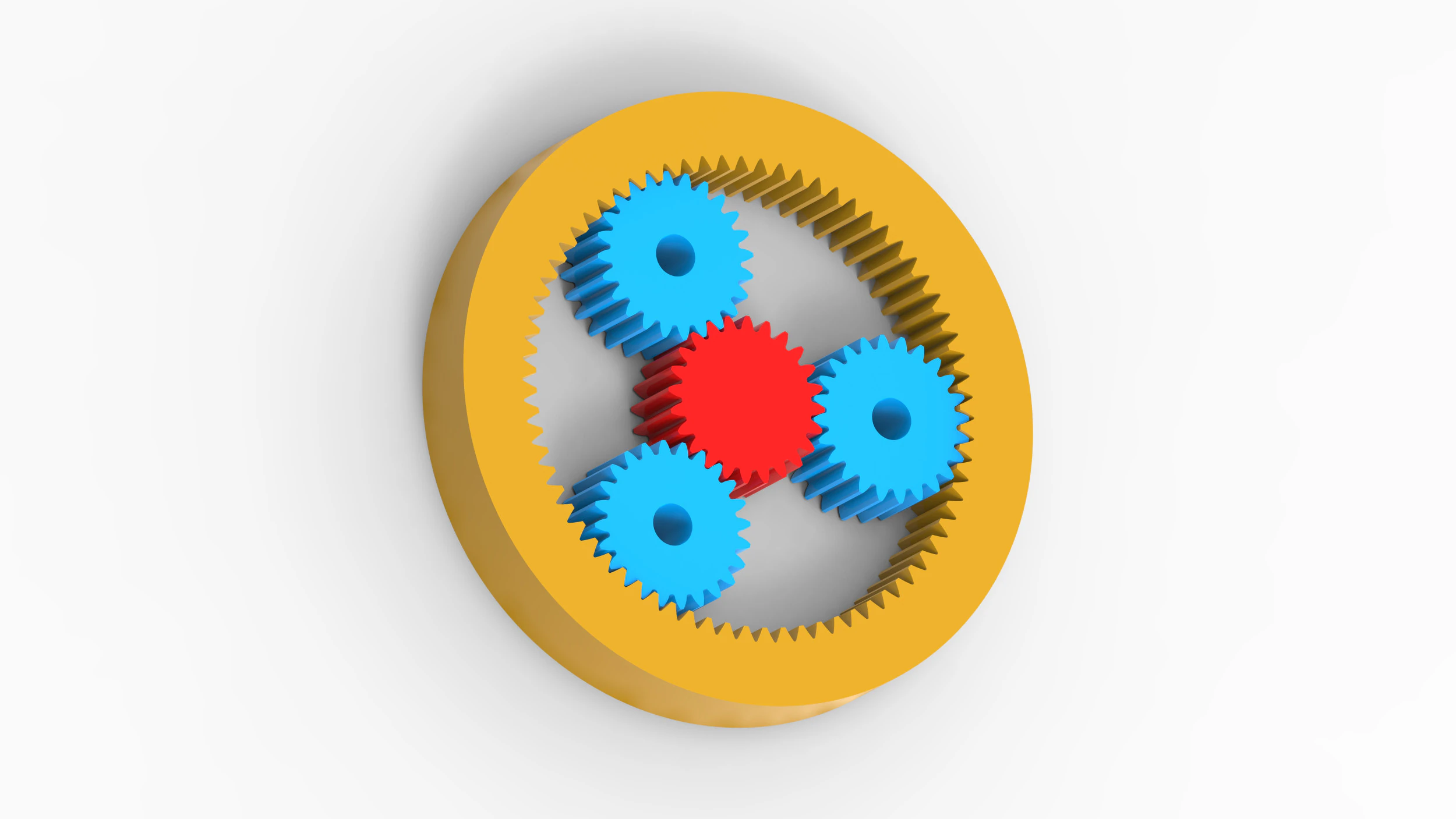 Planetry gear train 3D Model .c4d .max .obj .3ds .fbx .stl .blend