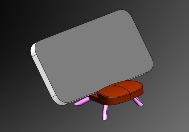Stand 3D 打印模型 .c4d .max .obj .3ds .fbx .stl .blend 