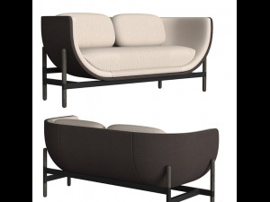 Casala Capsule Lounge 2 Seater 3D Model