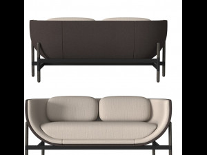 Casala Capsule Lounge 2 Seater Model 3D