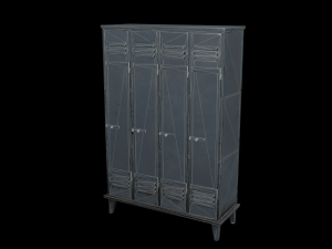 Metal cabinet 3D Model