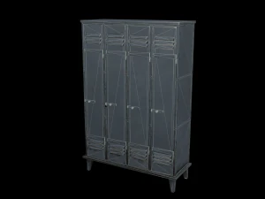 Metal cabinet 3D Model