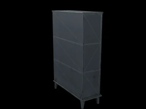 Metal cabinet 3D Model