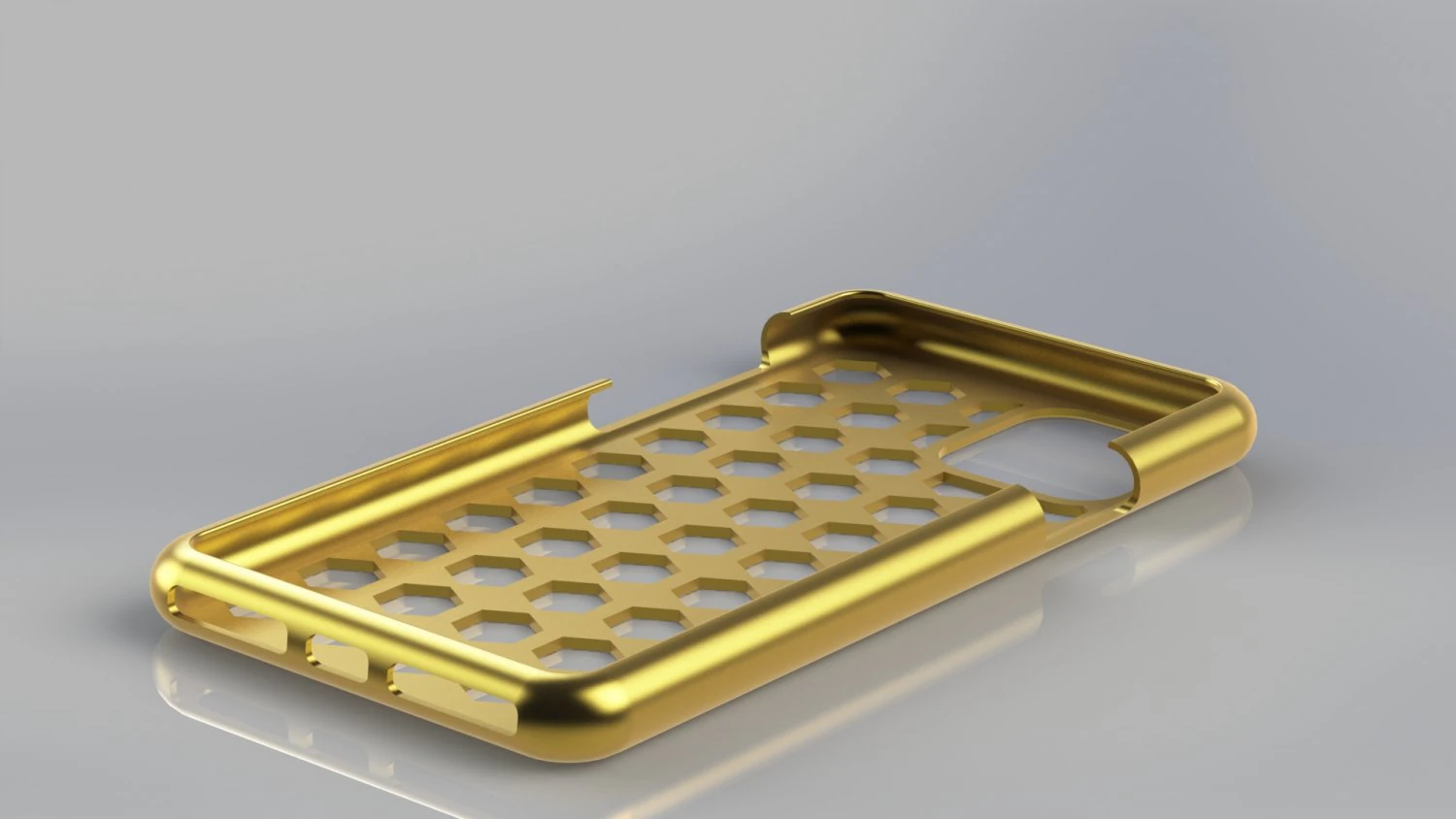 IPhone 11Pro phone case 3D Model .c4d .max .obj .3ds .fbx .stl .blend