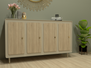 Minimalist sideboard 3D Model