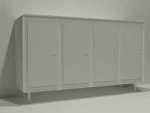 Minimalist sideboard Model 3D