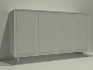 Minimalist sideboard 3D Model