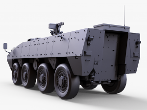 8x8 AMV Armored Vehicle Model 3D
