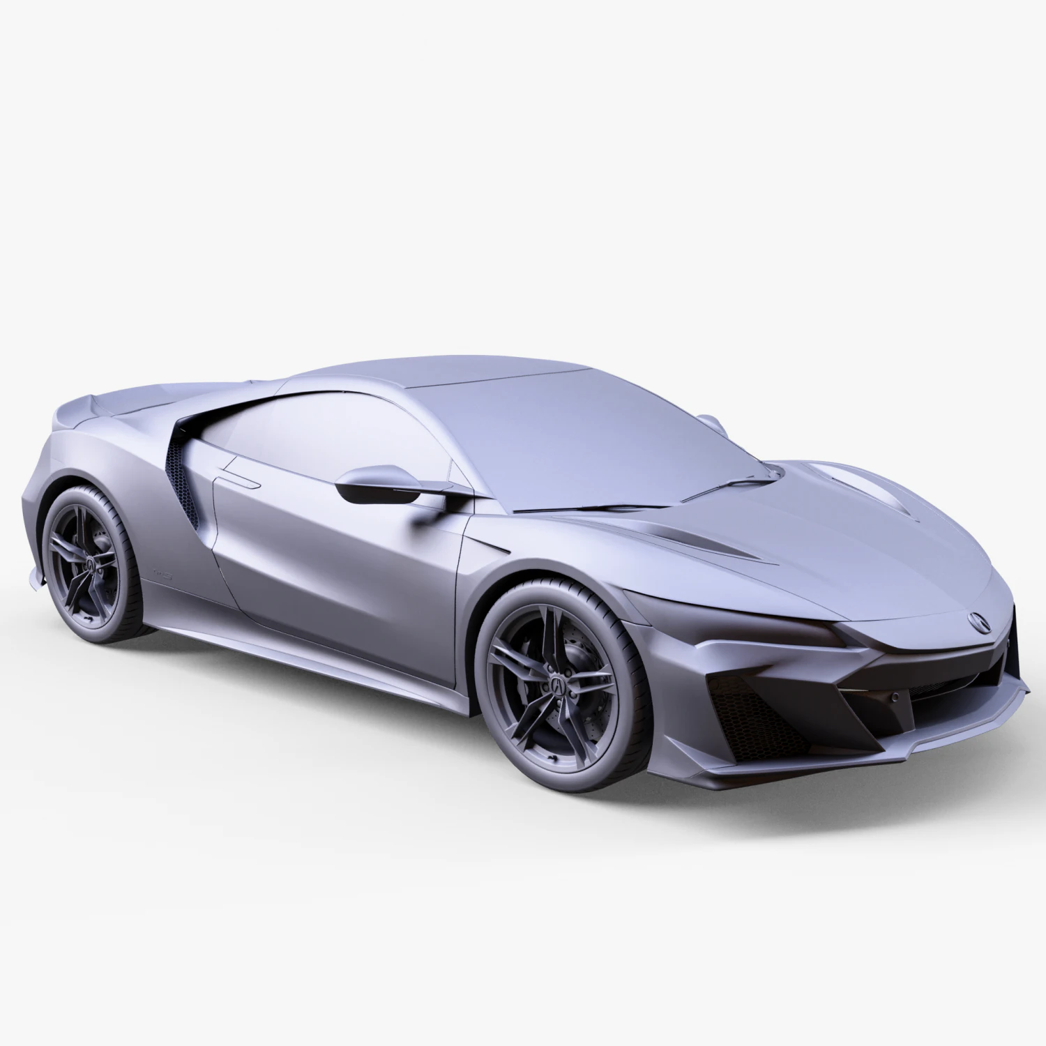 Acura NSX Type S 2022 3D Model .c4d .max .obj .3ds .fbx .stl .blend 