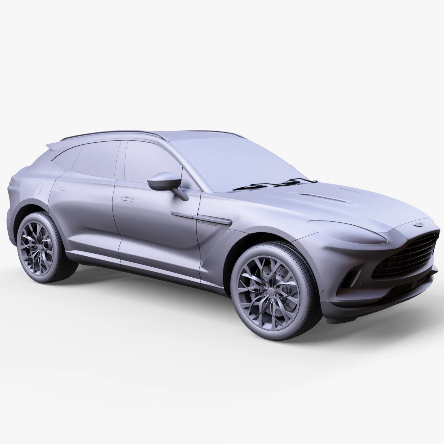 Aston Martin DBX Straight SIX 2022 3D Model .c4d .max .obj .3ds .fbx .stl .blend 