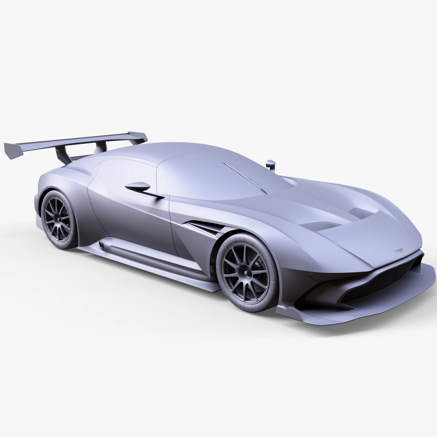 Aston Martin Vulcan 3D Model .c4d .max .obj .3ds .fbx .stl .blend 