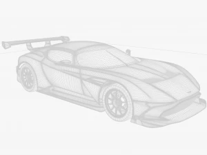 Aston Martin Vulcan 3D Model