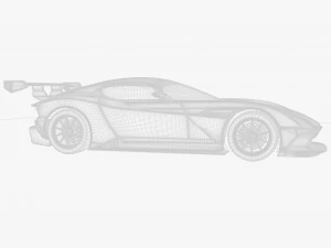 Aston Martin Vulcan 3D Model