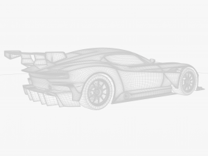 Aston Martin Vulcan 3D Модель
