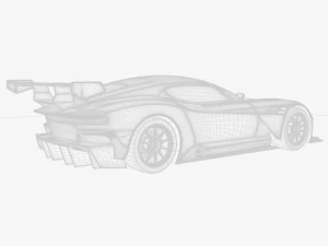 Aston Martin Vulcan 3D Model