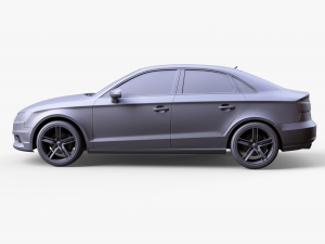 Audi A3 3D 模型